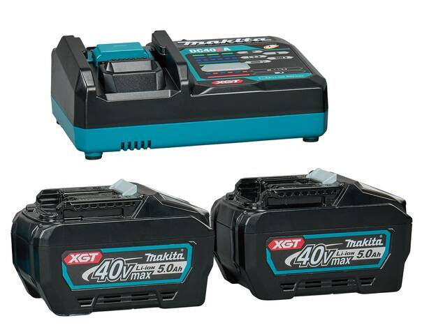 Kit d'alimentation 18 V Xgt 40 V 2 x 4,0 Ah + Dc40ra.
