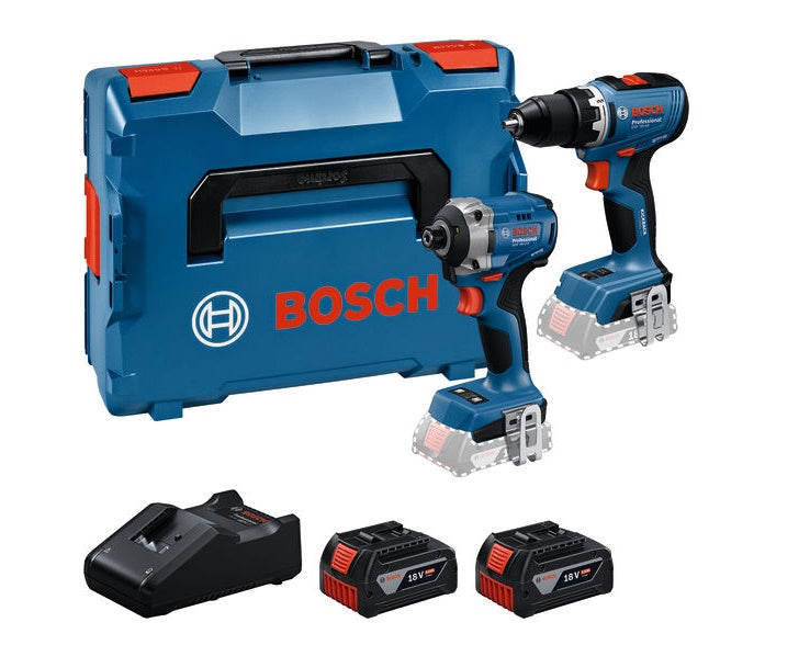 Kit combinato 18v Gsr 18v-65 + Gdr 18v-215 2*5.0ah L-boxx