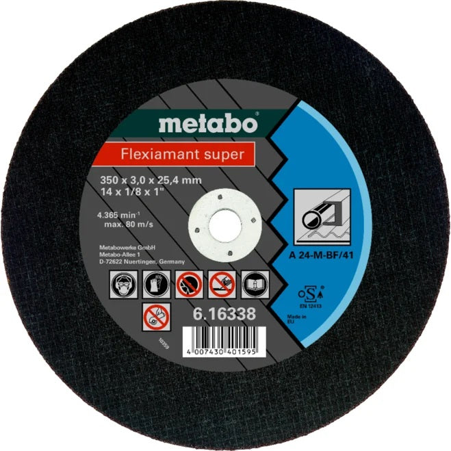 Cutting Disc For Steel A24m 350*3*25.4mm