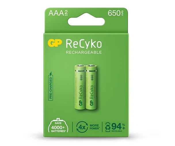 Bateria Recyko Nimh 1.2v 650mah Aaa