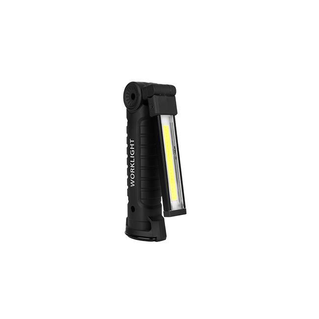 Lampe de poche LED Cob 3w + 1w batterie 0472