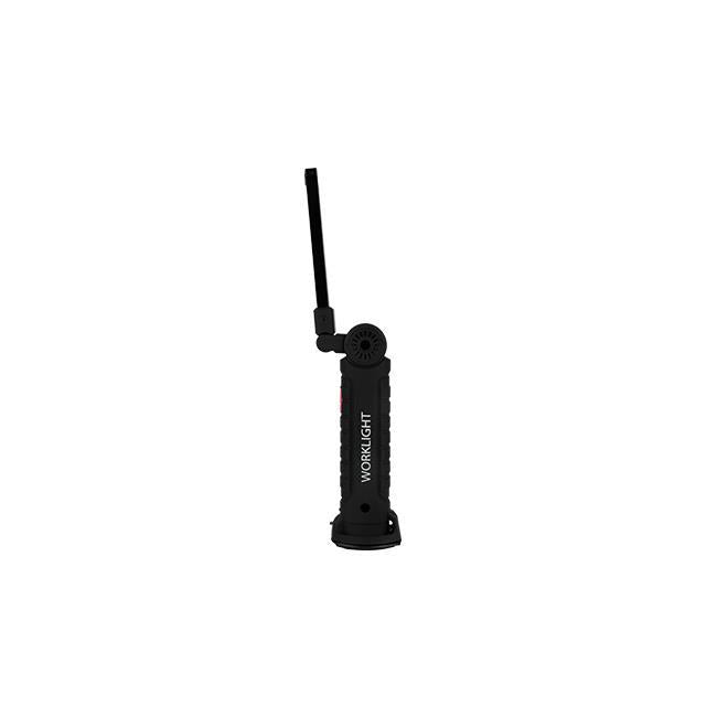 Lampe de poche LED Cob 3w + 1w batterie 0472