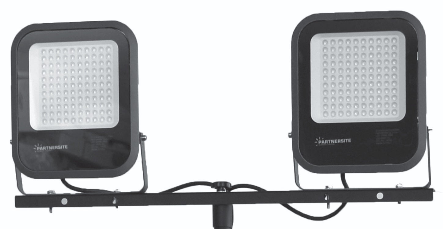 Double Led Smd Lamp On Tripod 200w Lm2x100aw 1.7m