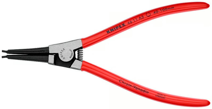 Straight Outer Circle Ring Pliers 210mm 40-100 Mm