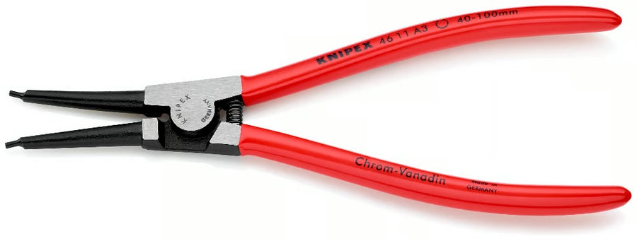 Straight Outer Circle Ring Pliers 210mm 40-100 Mm