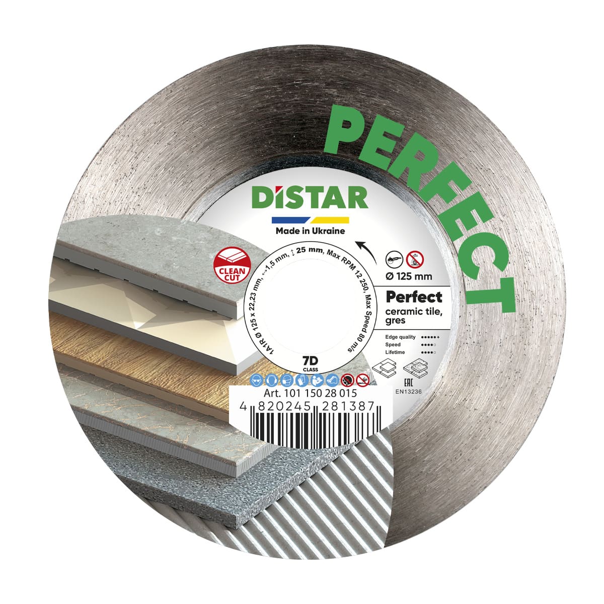 Perfect Diamond Blade 125*1.5*25*22.23