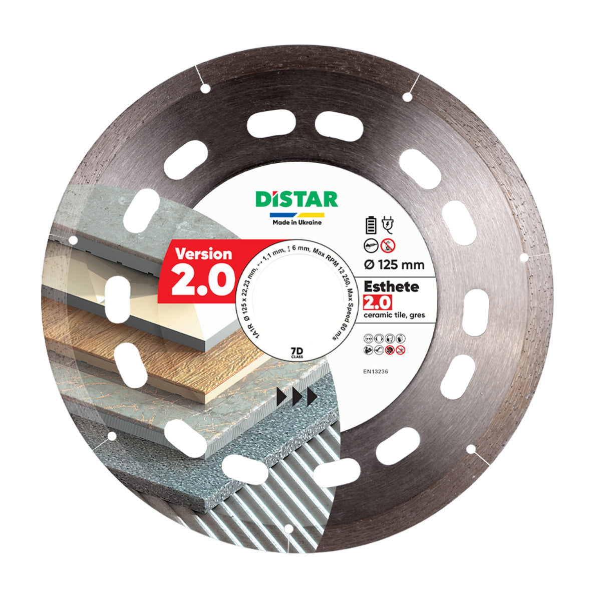 Diamond Blade Esthete 2.0 125*1.1*6*22.23