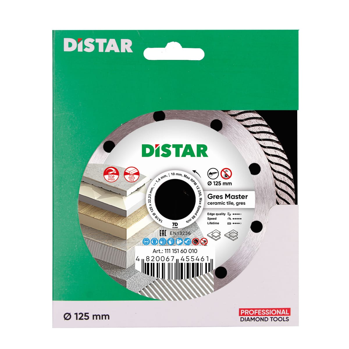Diosca Gres Master Diamond 125*1.4*10*22.23