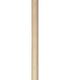 Bata Snáithithe Adhmaid Vearnaisithe 130 Cm Leid Dhearg