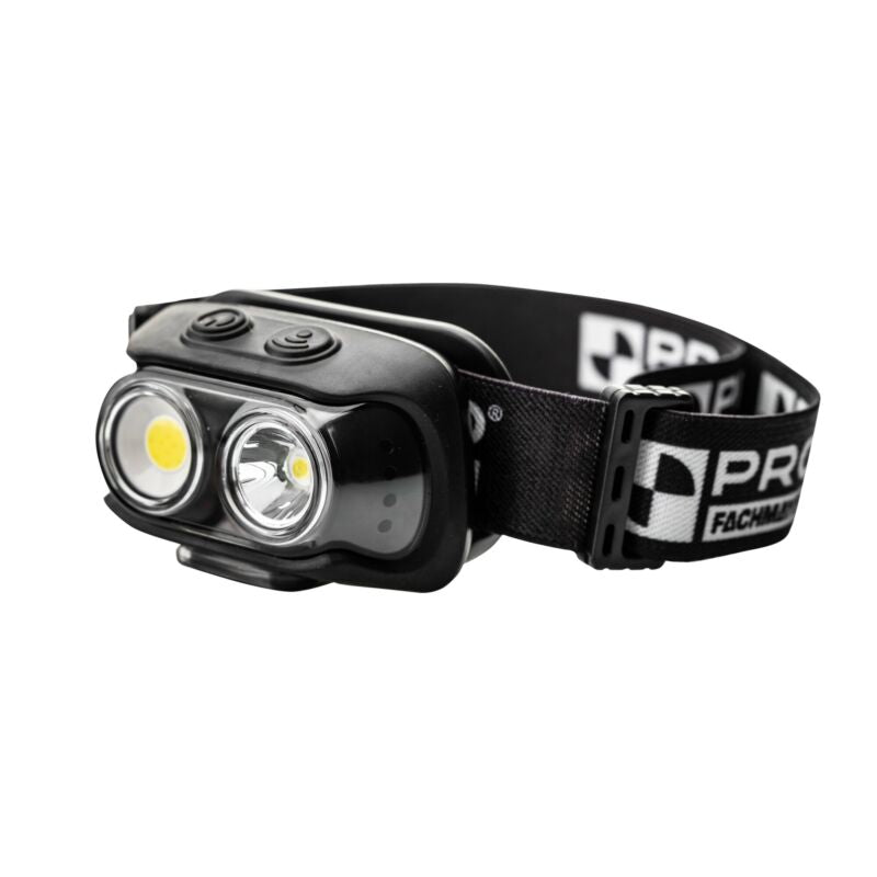 500lm uppladdningsbar led pannlampa
