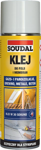 Klej Kontaktowy w Sprayu Do Folii I Membrany 500ml.