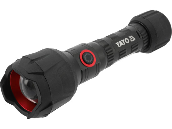 1000lm wiederaufladbare Taschenlampe, gummierter USB-C