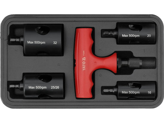 Calibrator With Deburring Tool For Pex/pe Pipes 16/20/26/32mm 5 Pieces