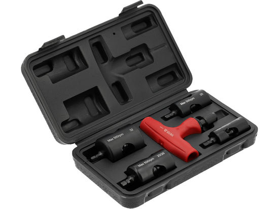 Calibrator With Deburring Tool For Pex/pe Pipes 16/20/26/32mm 5 Pieces