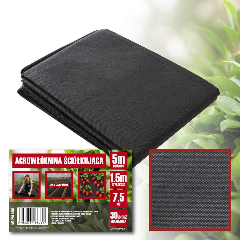 Agroplanter Mulching Garden Fabric 30g 1.5*5m