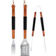 Set Accesorii Gratar Maner Lemn 3 Buc.