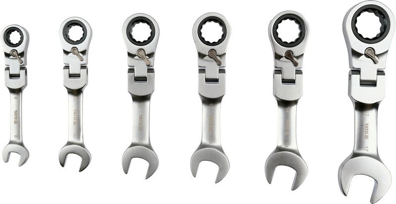 Set Chei Clichet Cu Imbinare Scurt 8-19mm 6 Buc