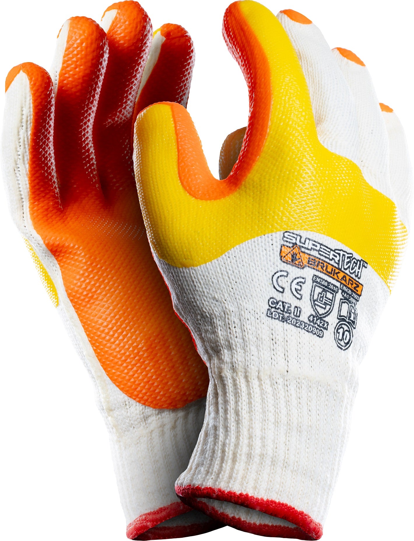 Gants de pavage renforcés Super Tech Paver Taille 10