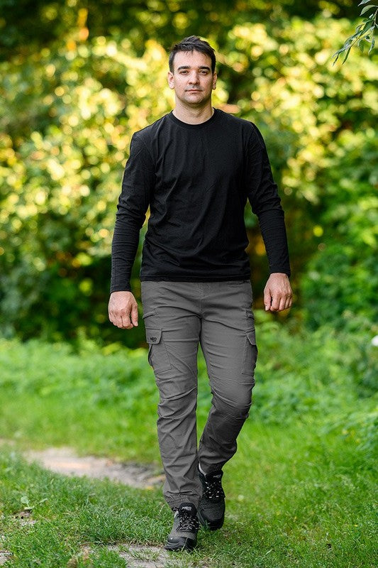 Outdoor Jogger Arbetsbyxor Grå storlek L