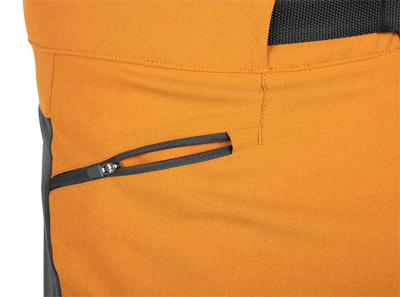 Outdoor 4-Wege-Stretch-Arbeitshose Senfgrau Größe XXL
