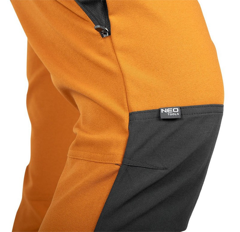 Outdoor 4 Way Stretch Work Trousers Mustard-gray Size Xxl
