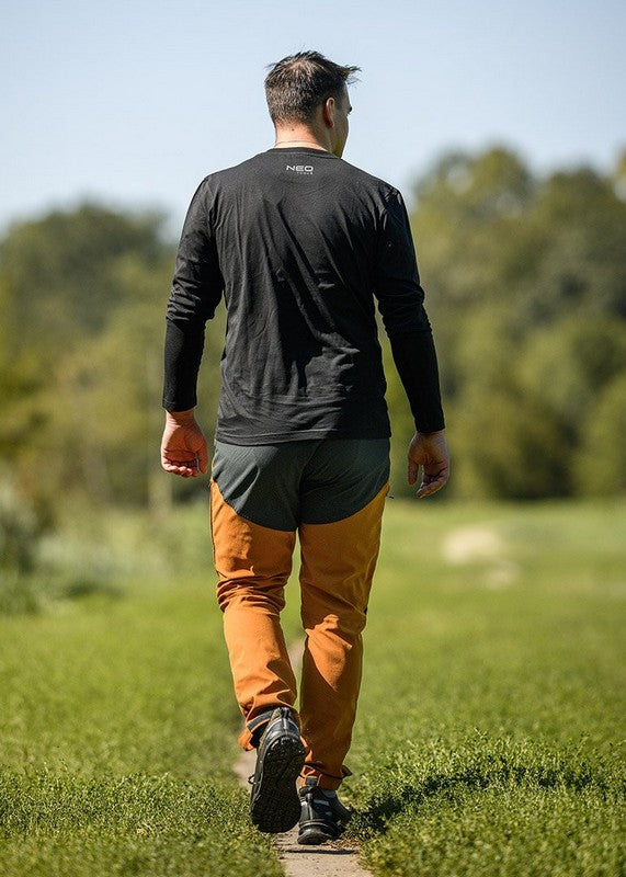 Outdoor 4 Way Stretch Work Trousers Mustard-gray Size Xxl