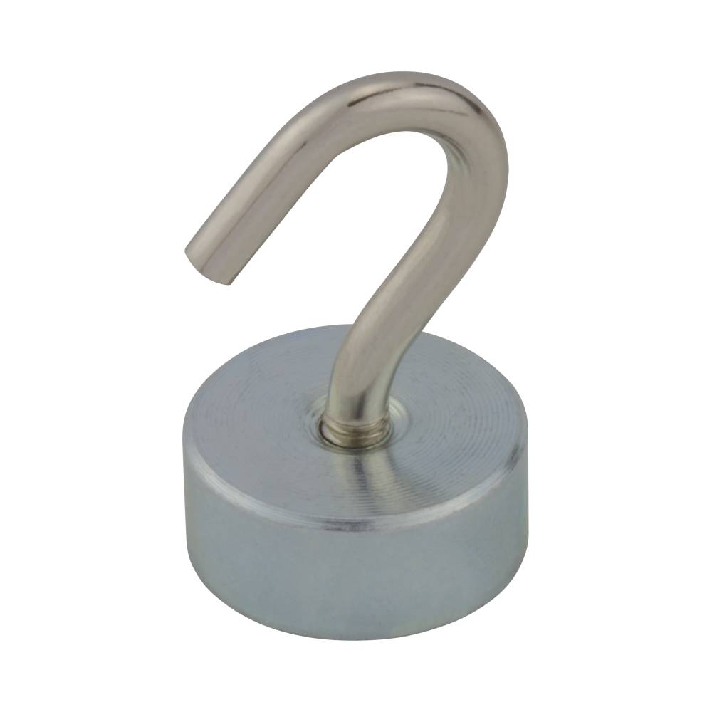Ímã Redondo De Neodímio Com Gancho M4 19*8mm 2 Pcs Stahl