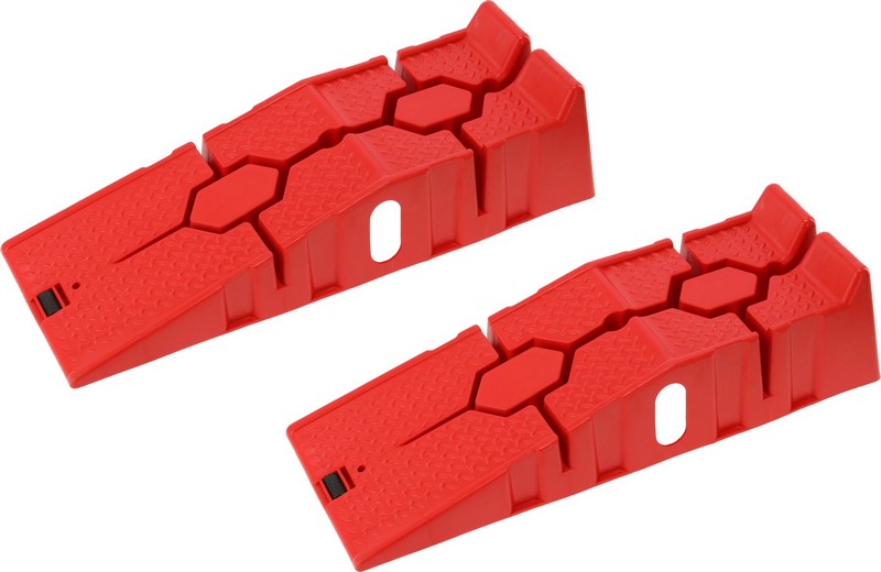 Set Of Car Ramps 3t 2 Pcs Red