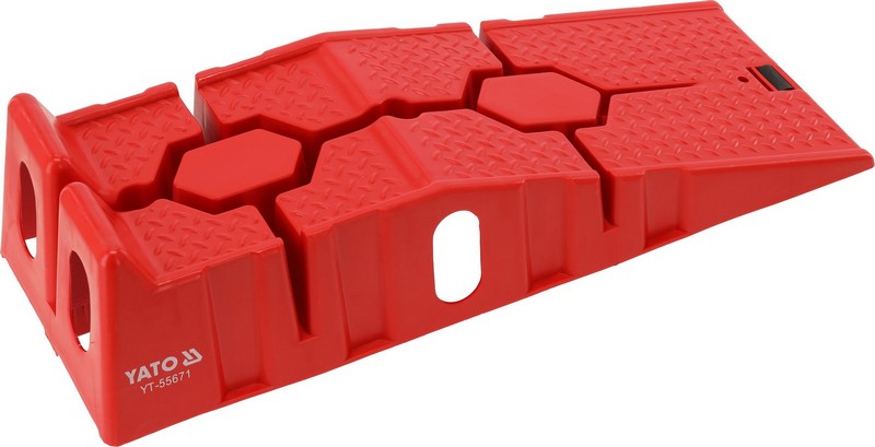 Set Of Car Ramps 3t 2 Pcs Red