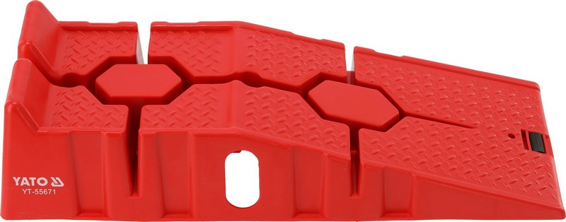 Set Of Car Ramps 3t 2 Pcs Red