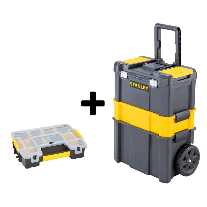 Caja de taller móvil con organizador