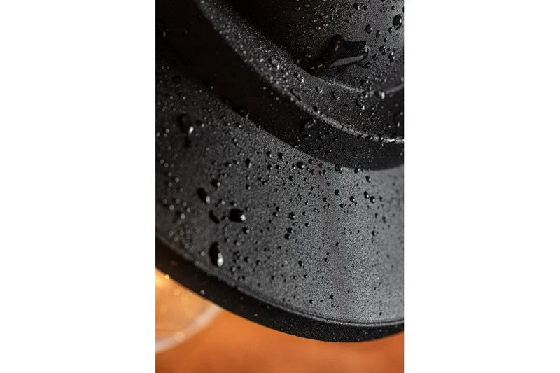 Zahradní lampa Toskana-ad Jednoduchá nástěnná lampa černá