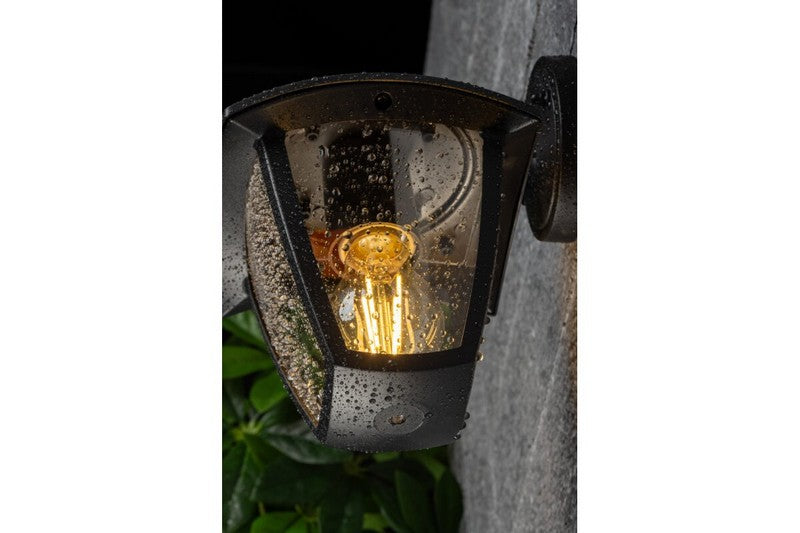 Marina-ad Garden Lamp Straight Bottom Wall Lamp Black
