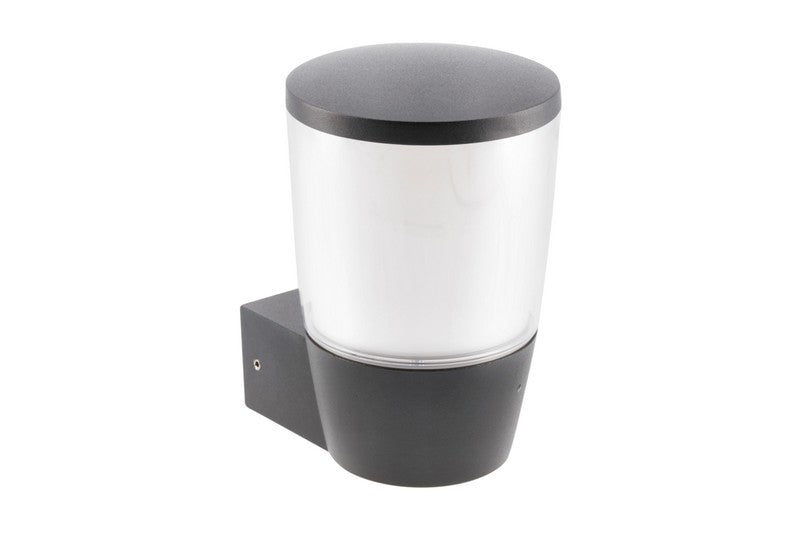 Lampa ogrodowa Tot-au Maks. 15 W, prosty kinkiet górny, czarny