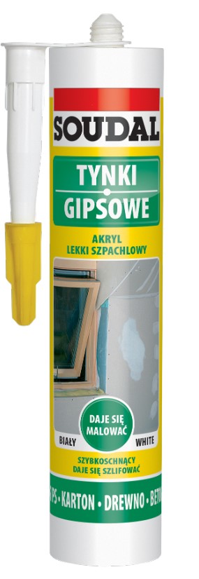 Lätt Akryl Spackel Vit 280ml