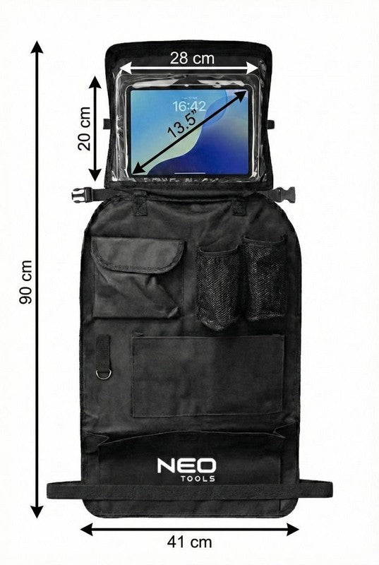 Organisateur de tablette de siège arrière