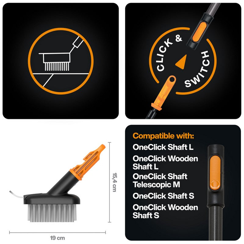 Oneclick Steel Brush For Grouts And Pavements
