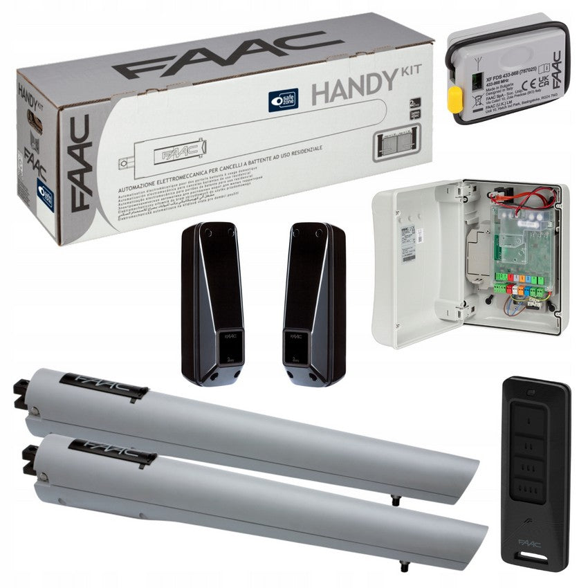 Azionamento per cancelli a battente - Pratico kit di avvio 24v