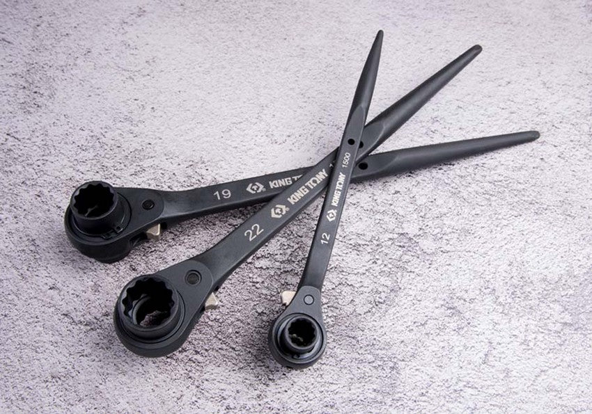 Double-sided Ratchet Socket Wrench 24x30mm Length 402mm