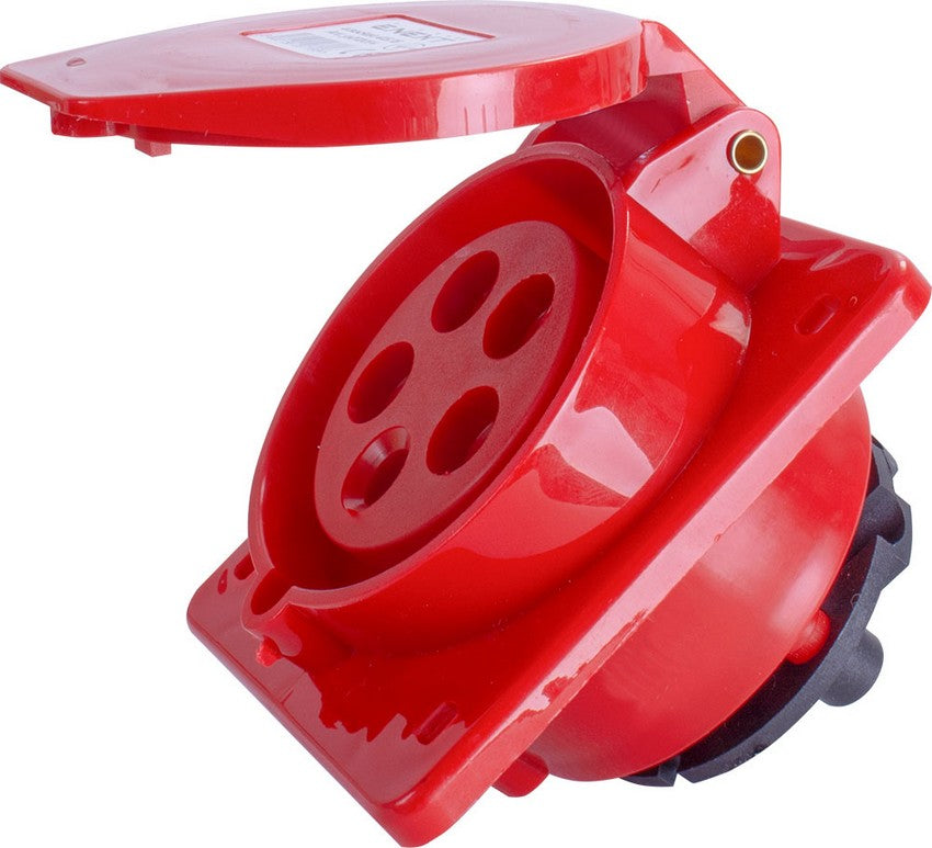 Priză Placă Fixă Industrială 400v 3p+n+z Ip44