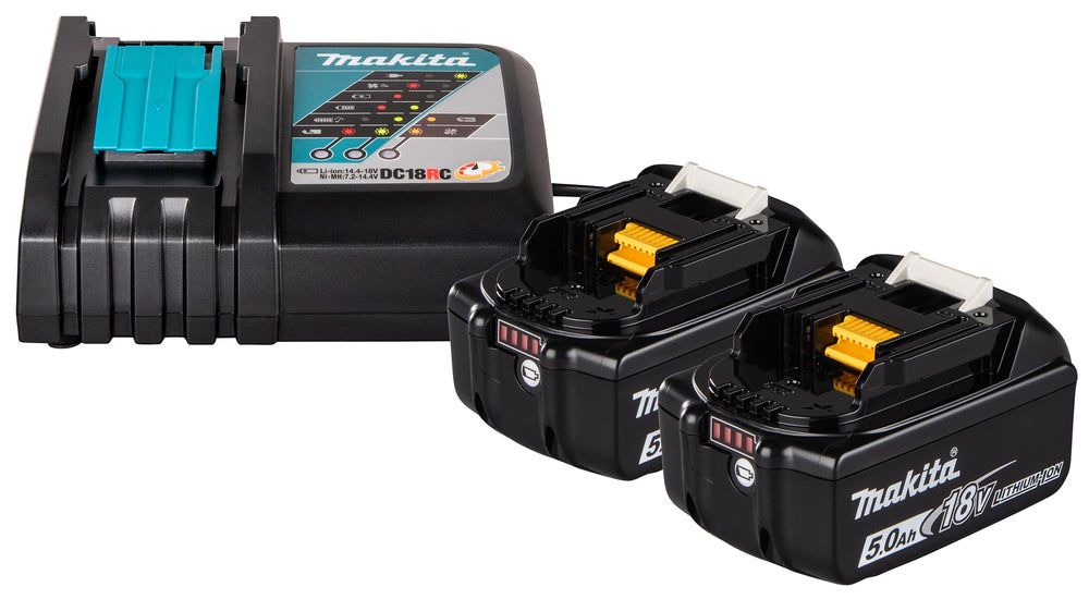 Kit de alimentación 18v Lxt 2*5.0ah + Dc18rc Bl1850