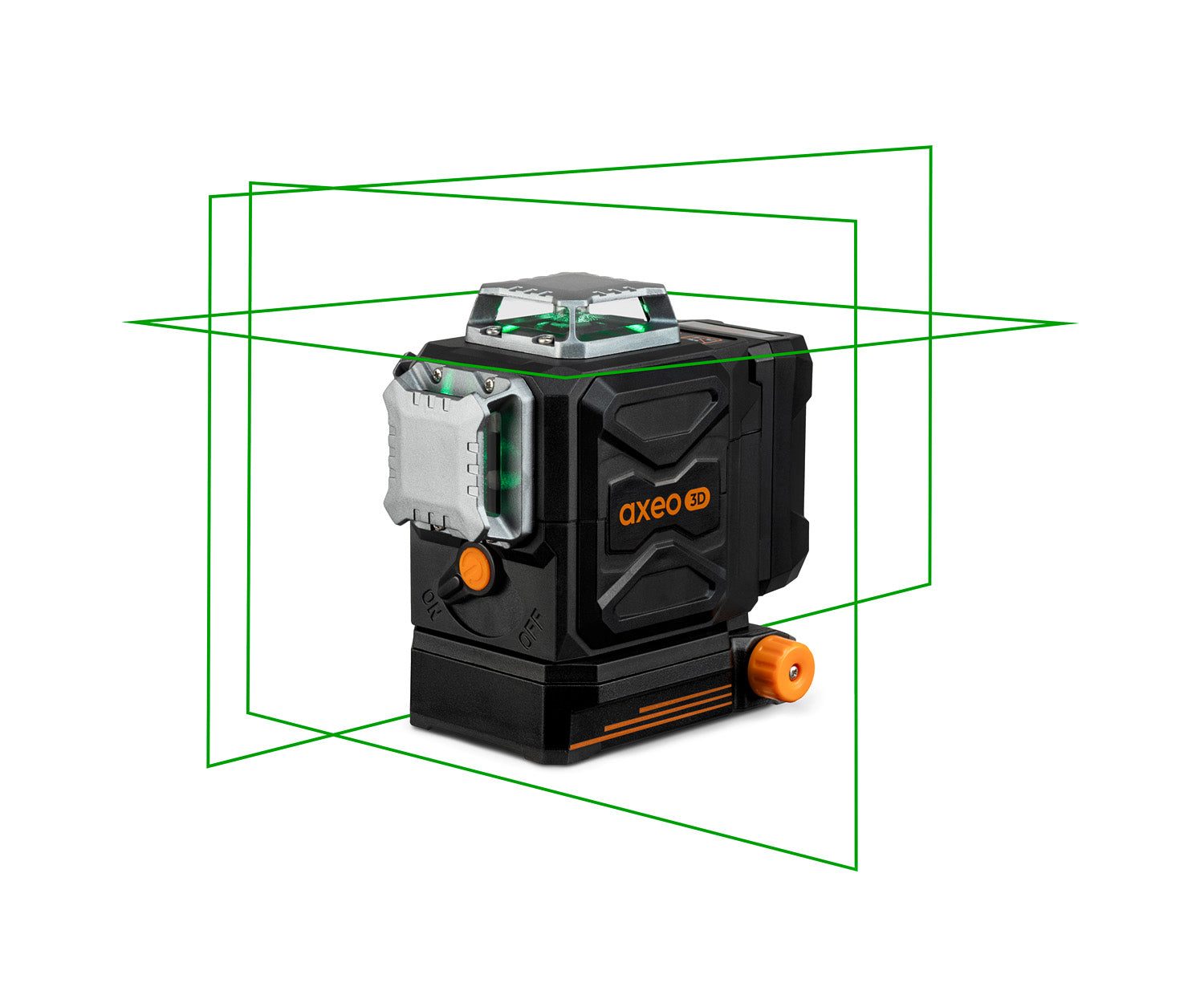 3*360 Axeo 3d grön flerplanslaser