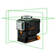 Laser multipiano verde 3*360 Axeo 3D