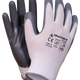 Gnitrex (rteni) Polyester+Nitril-Handschuhe Weiß-Grau 7