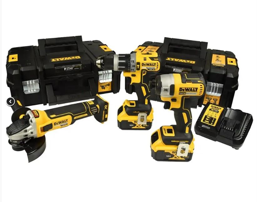 Kit combinado 18v Dcd796+dcf887+dcg405 2*5.0ah Tstak