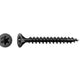 Wood Screw Black Galvanized (200) 4.0*25mm Wirox Mini