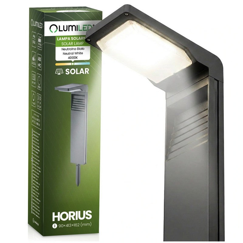 Horius 4000k solcellslampa