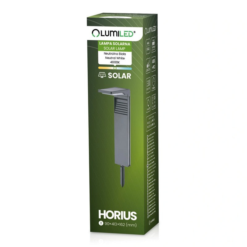 Horius 4000k solcellslampa