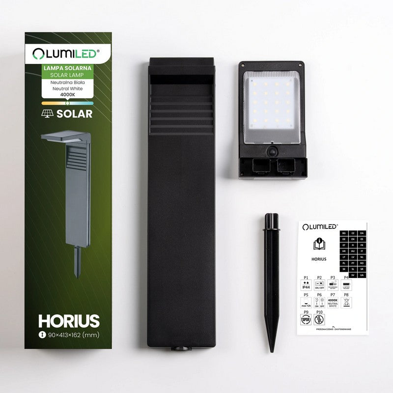 Horius 4000k solcellslampa