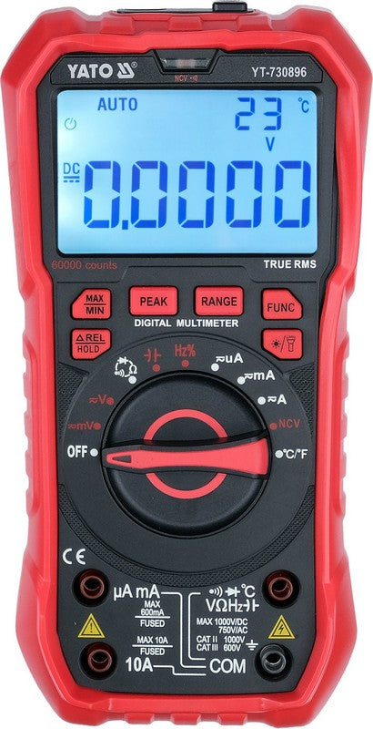 True Rms Lcd 60000 digital mätare.